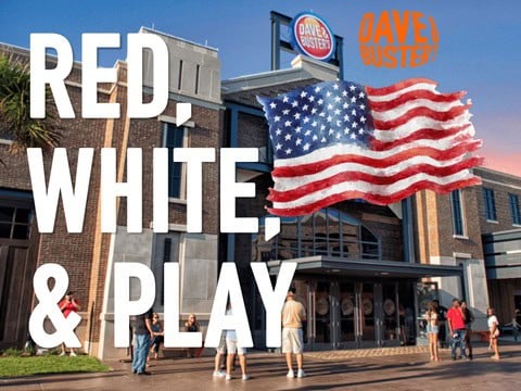 Red, White & Play at Dave and Buster’s 1